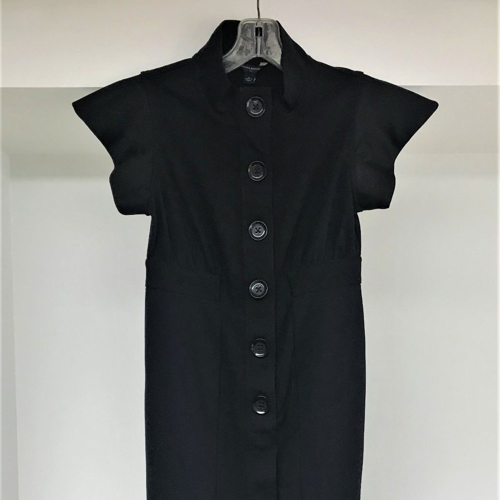 Banana Republic Short Sleeve Black Dress, Size 2